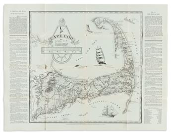 (PICTORIAL MAP.) Morang, Kenneth E. Cape Cod.